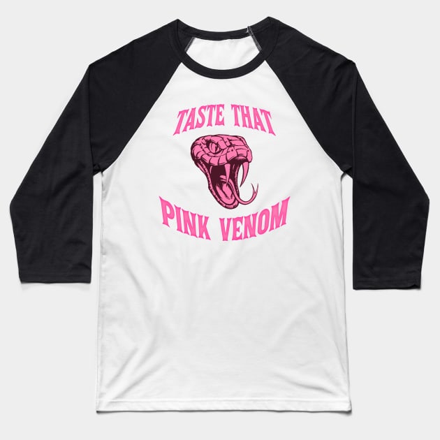 PINK V Baseball T-Shirt by thecaoan